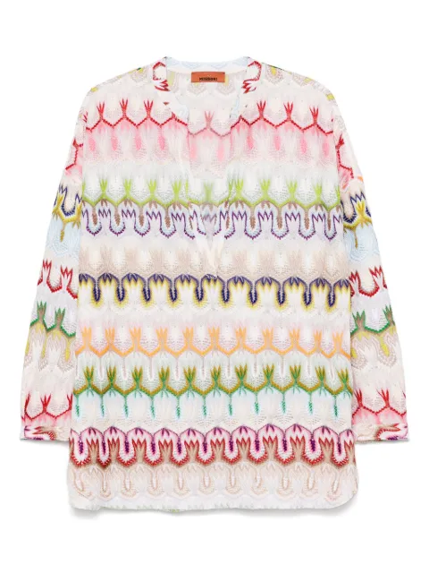 Missoni crochet-knit mini dress