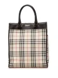 Burberry Pre-Owned 2000-2017 House Check Canvas tote bag - Brown