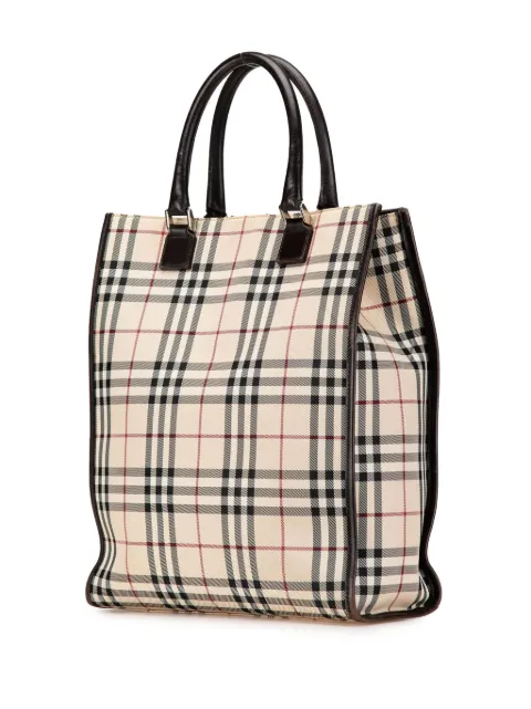Burberry Pre-Owned 2000-2017 House Check Canvas tote bag 1A6IWJ075TU0DFYQ - 1