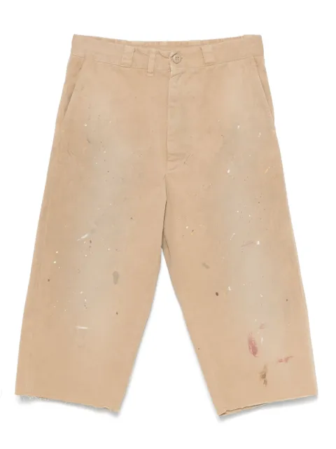 MM6 Maison Margiela paint-splatter detailed shorts
