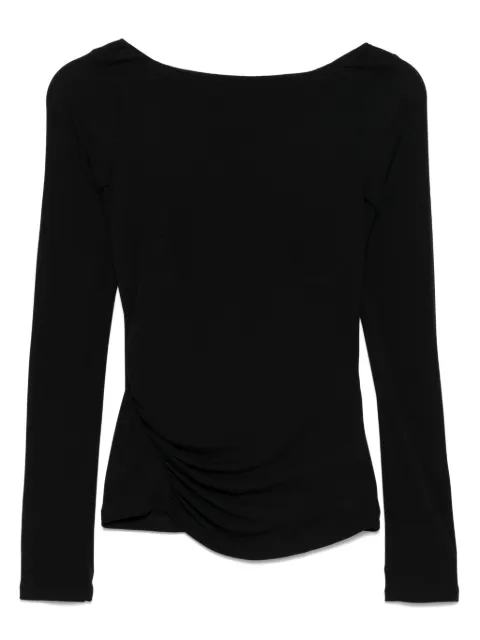 Elisabetta Franchi top drapeado