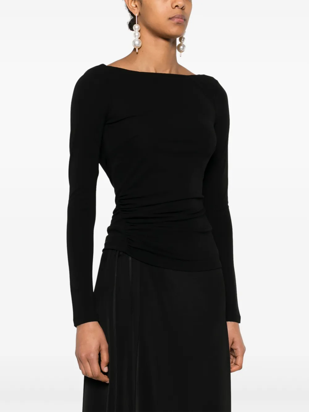 ELISABETTA FRANCHI DRAPED TOP
