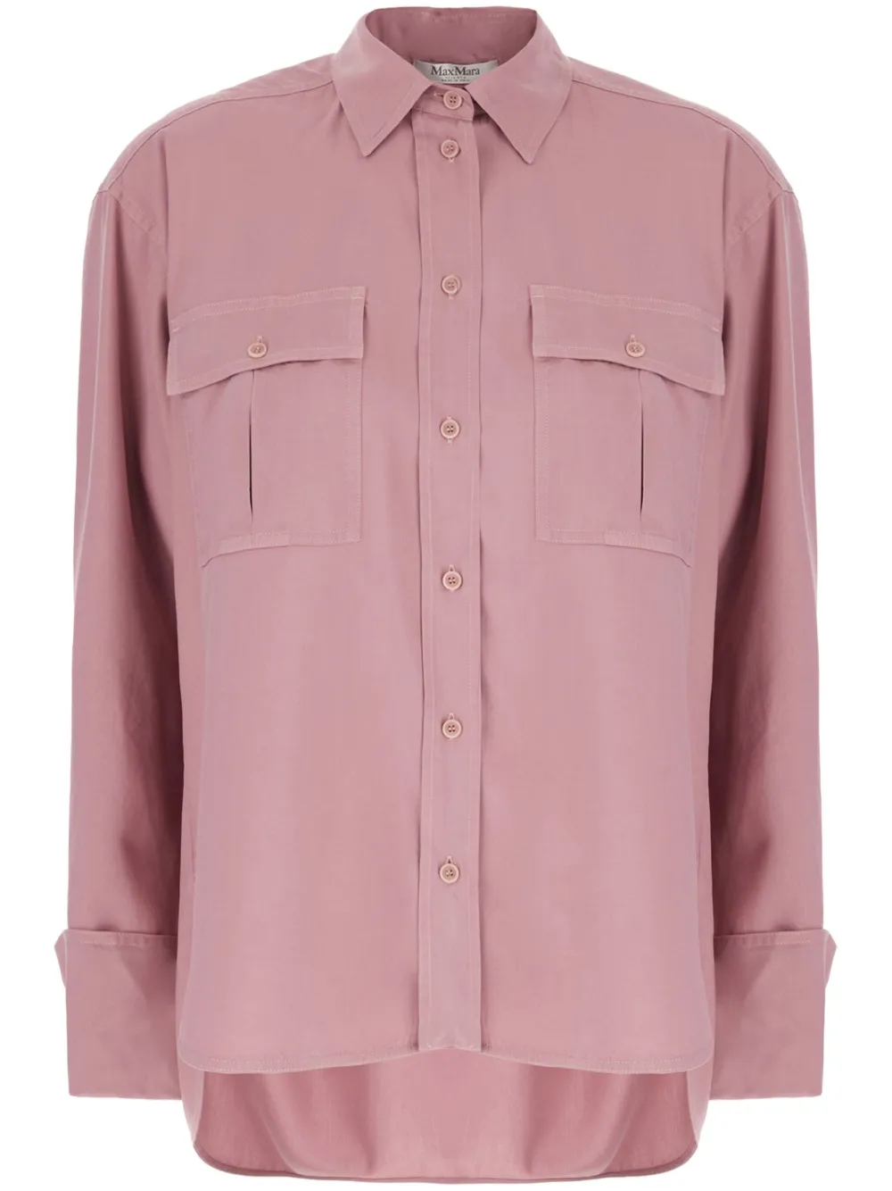 Max Mara Zijden blouse Roze