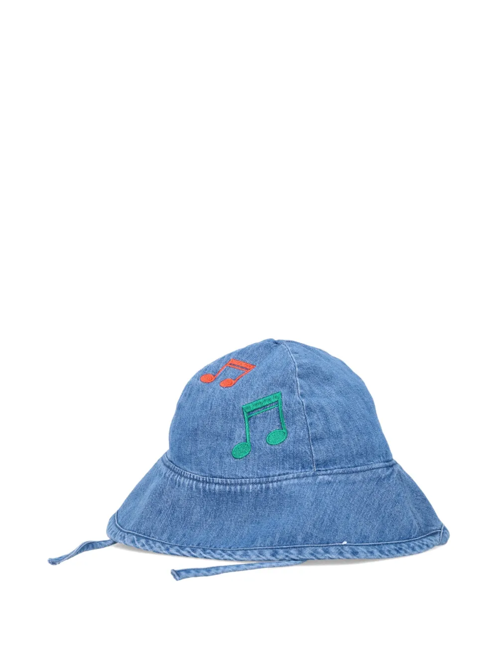 Mini Rodini Vissershoed van spijkerstof Blauw