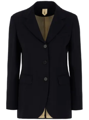 Prada double-breasted Tricotine Jacket | Black | FARFETCH AO