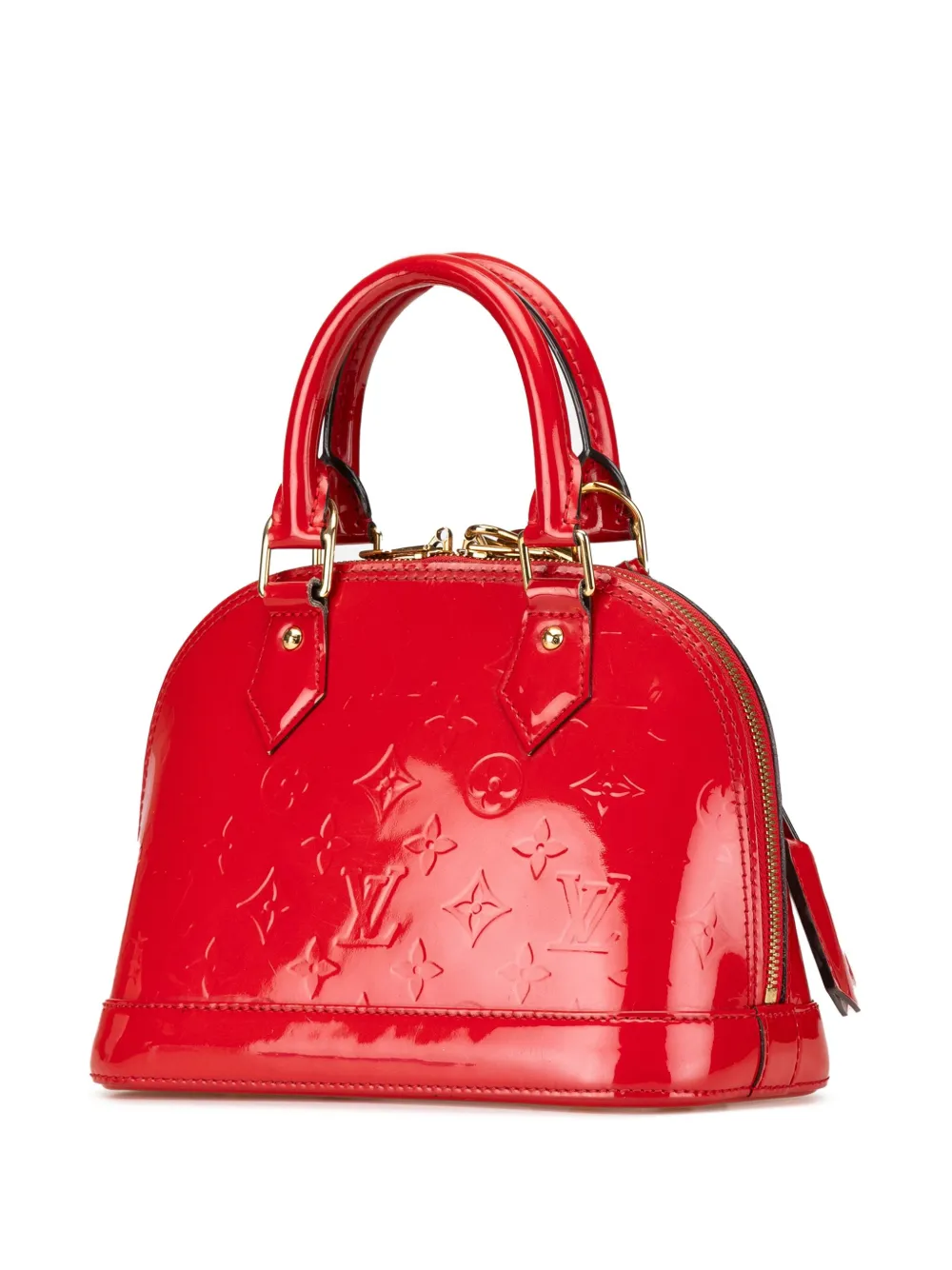 Louis Vuitton Pre-Owned 2014 Monogram Vernis Alma BB satchel | Pre-Owned | Image 2