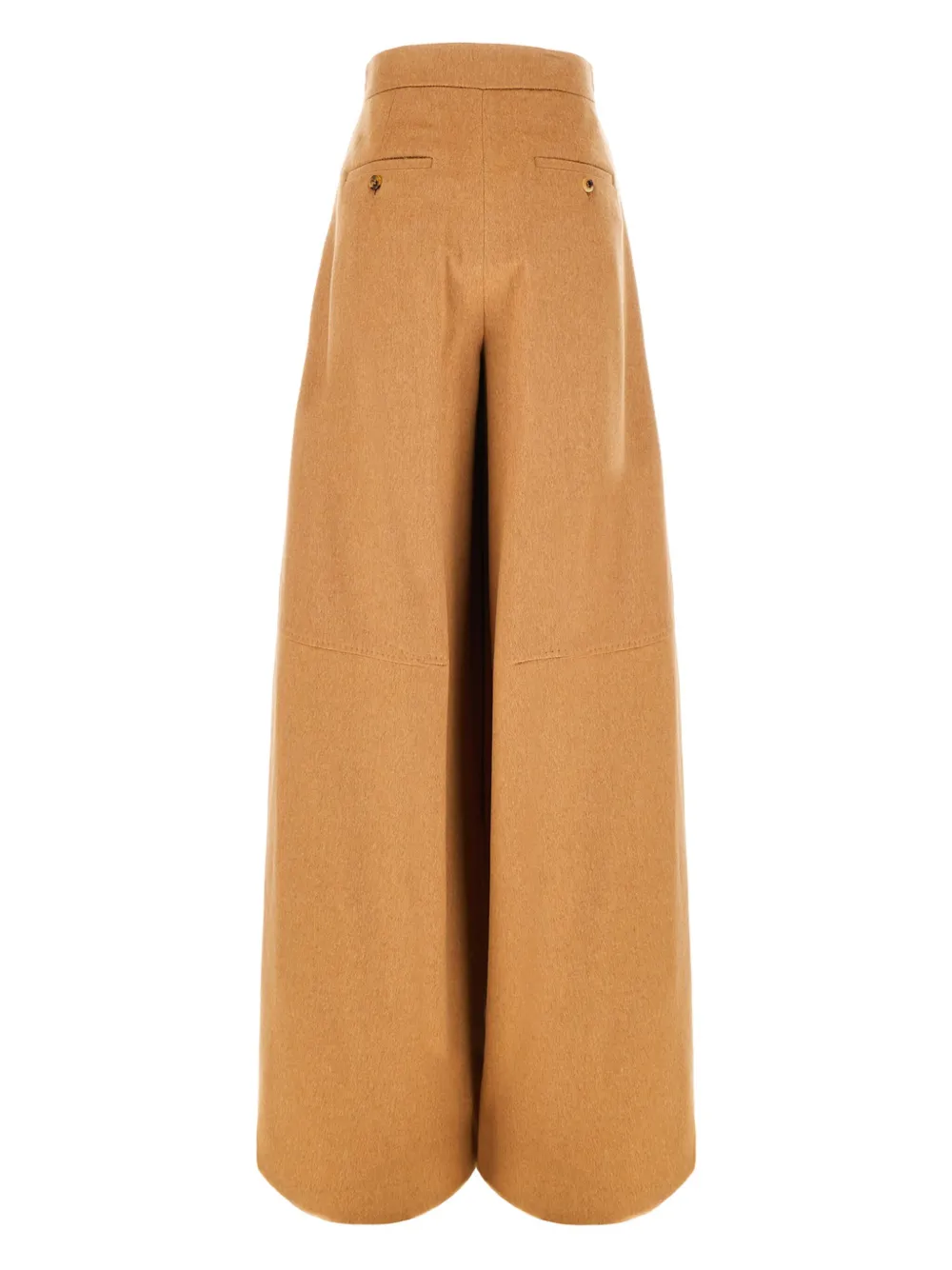 Max Mara Colonia Linen And Silk Wide-leg Pants In 中性色