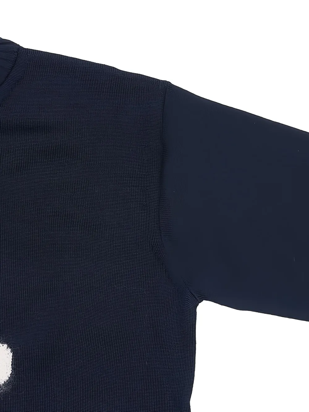 Max Mara Gebreide midi-jurk met ankerpatroon Blauw
