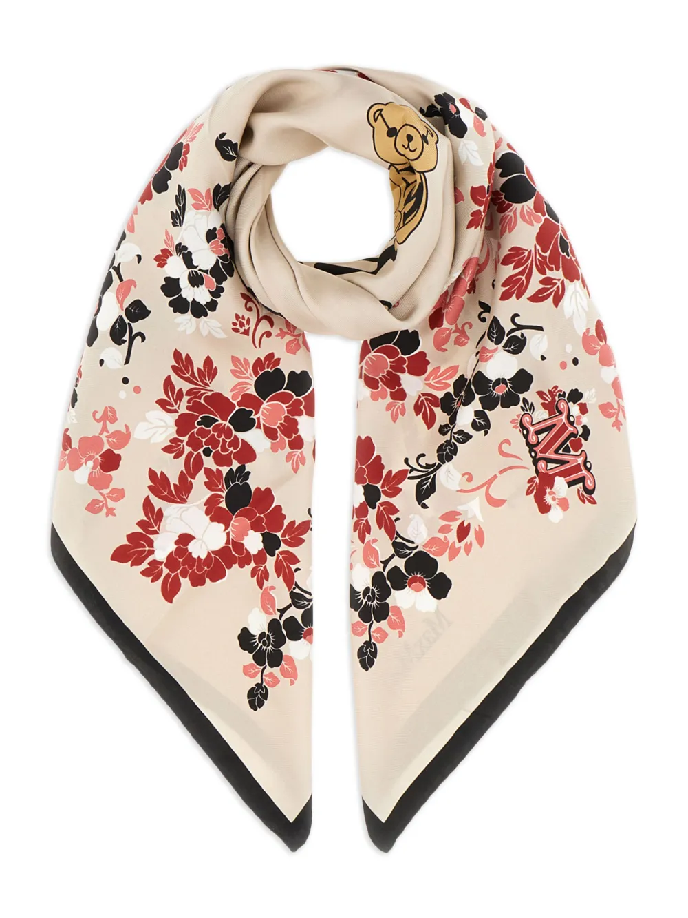 Max Mara Carre sjaal Beige
