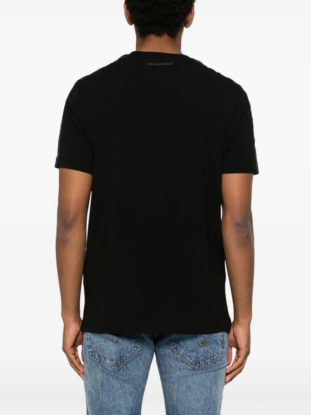 Karl Lagerfeld T-shirt met logo Zwart