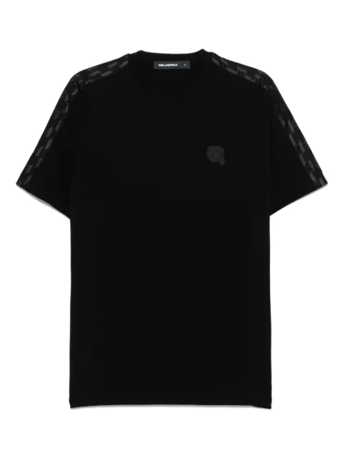 Karl Lagerfeld raised-logo T-shirt