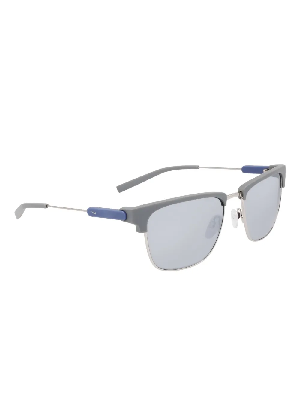 Nike Zonnebril met vierkant montuur Grijs