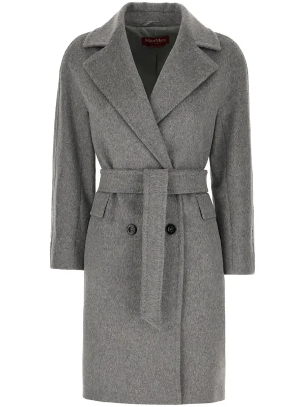 【関税込み】Max Mara グレー Astro コート Max Mara Astro Coat | Grey | FARFETCH