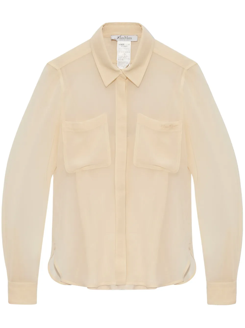 Max Mara Camicia con ricamo - 028 BEIGE