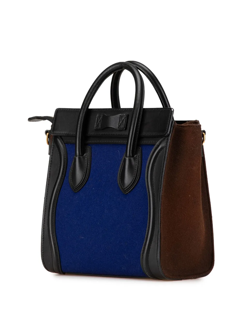 Céline Pre-Owned 2015 Nano Tricolor Felt Luggage Tote satchel | Pre-Owned | Image 2