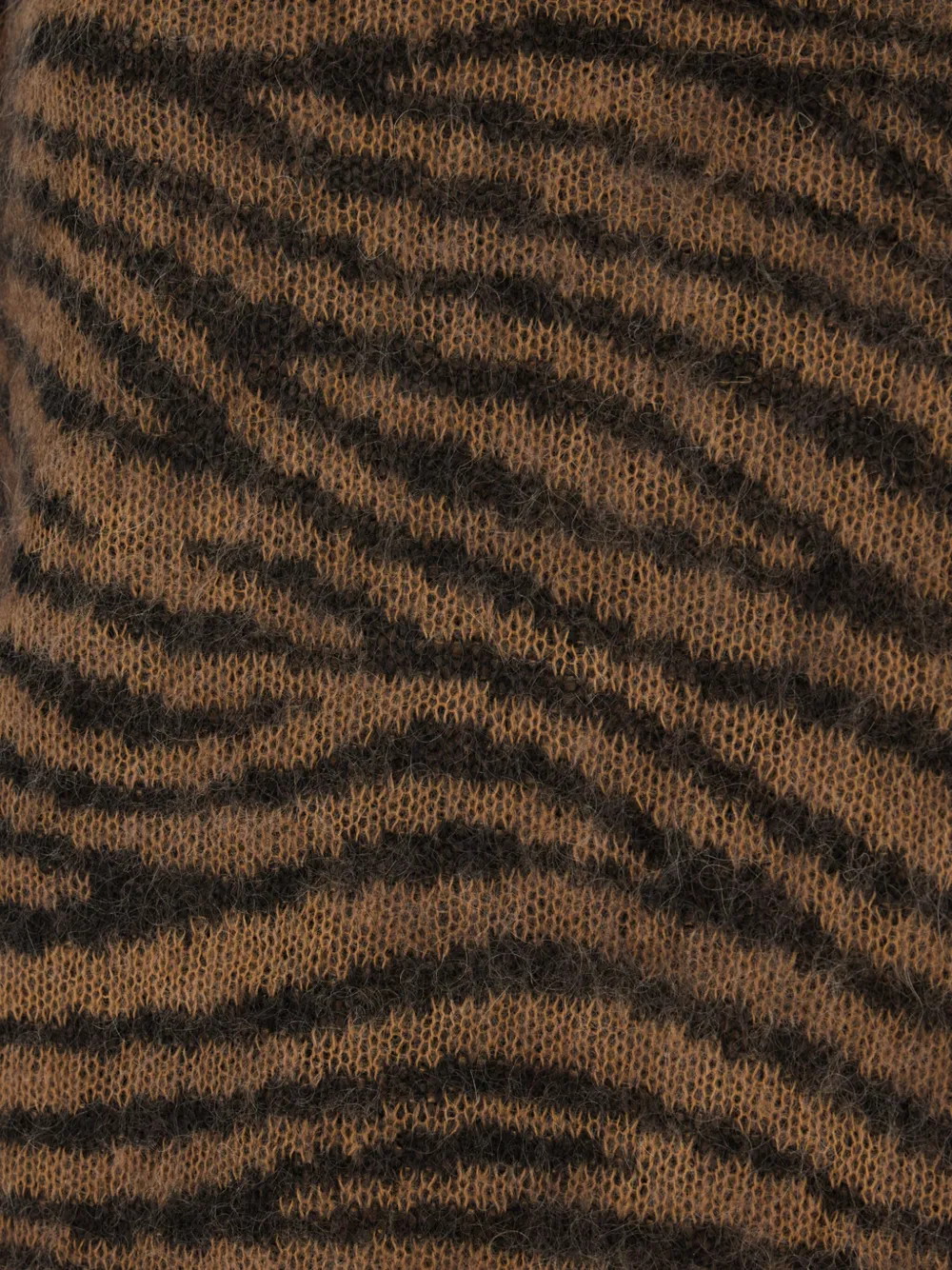 Max Mara Trui met tijger intarsia Bruin