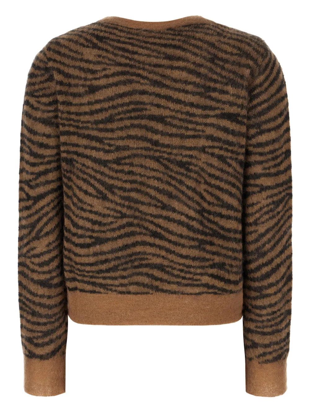 Max Mara Trui met tijger intarsia Bruin