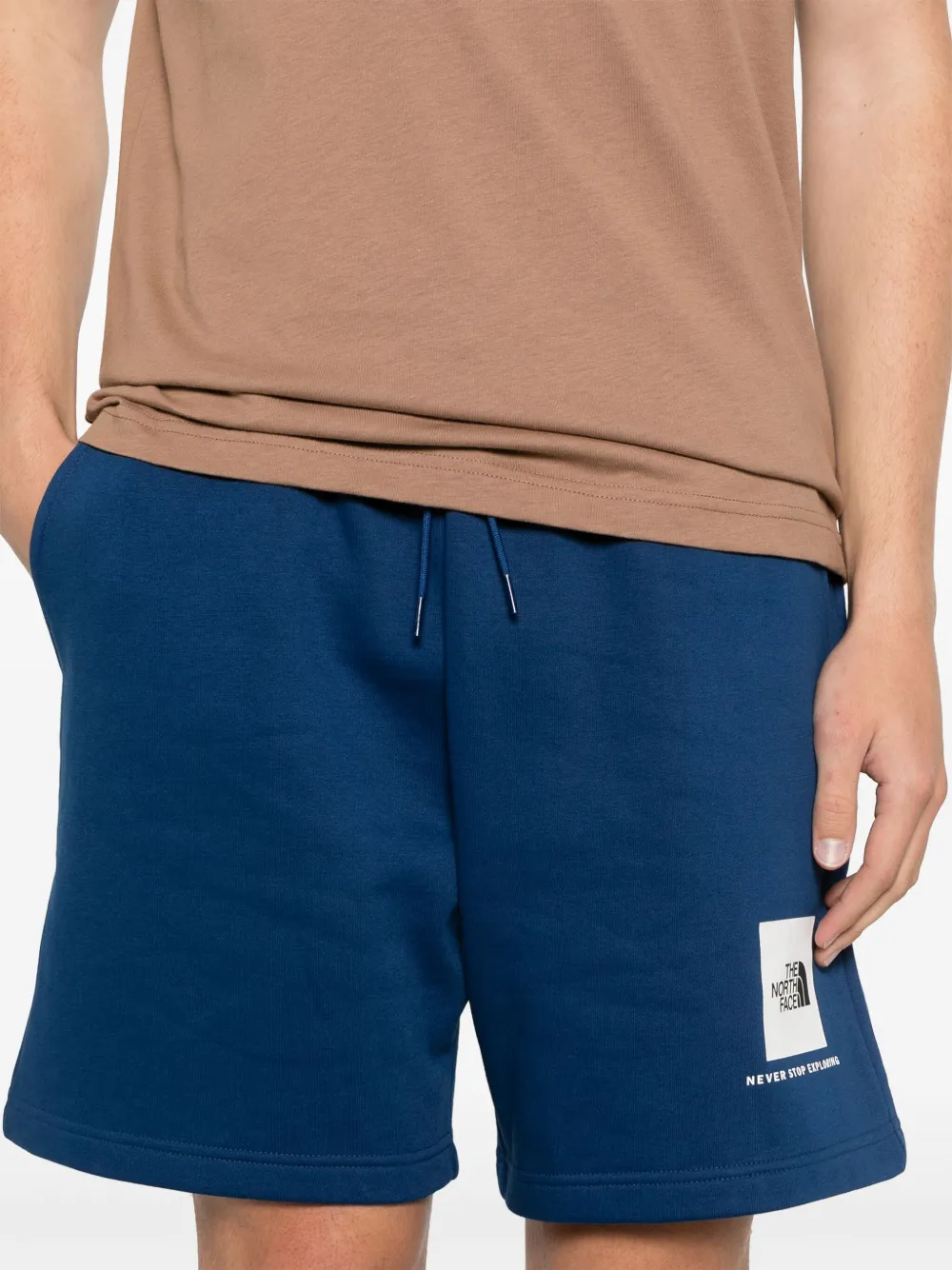 Shop The North Face Nse Box Shorts In Blue