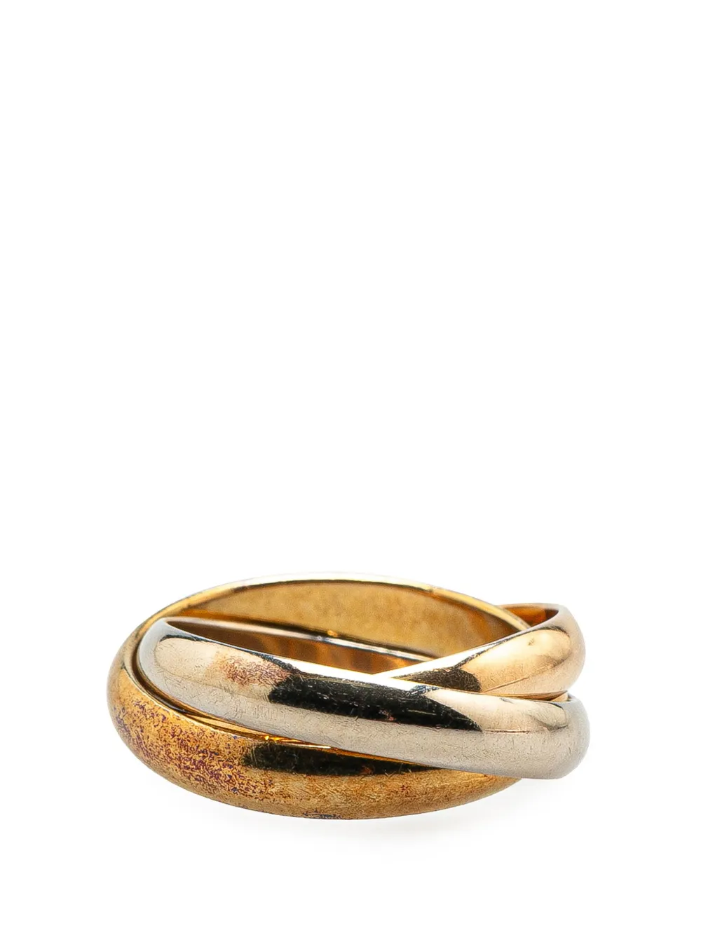 Cartier 20th Century トリコロール 18K マスト ドゥ カルティエ トリニティ スリーバンド リング - Cartier 20th Century トリコロール 18K マスト ドゥ カルティエ トリニティ スリーバンド リング -