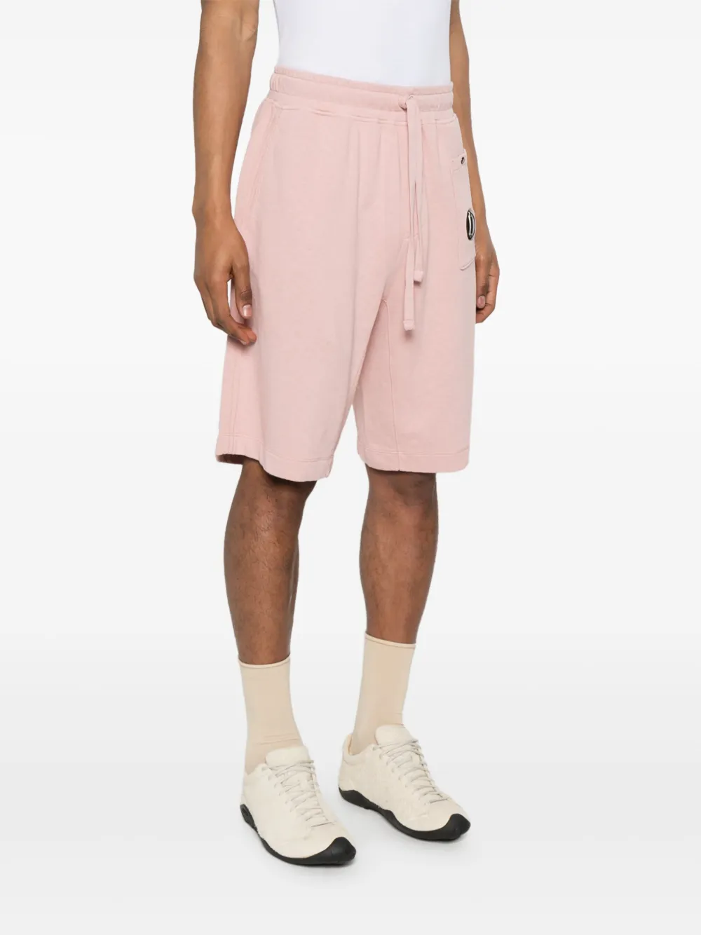 C.P. Company Shorts met Lens-detail Roze