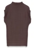 Issey Miyake Wooly Pleats blouse - Brown
