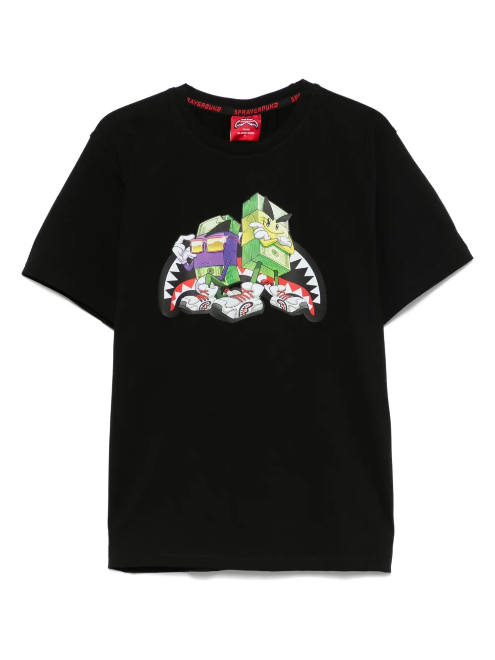 Sprayground kid Money T-shirt Zwart