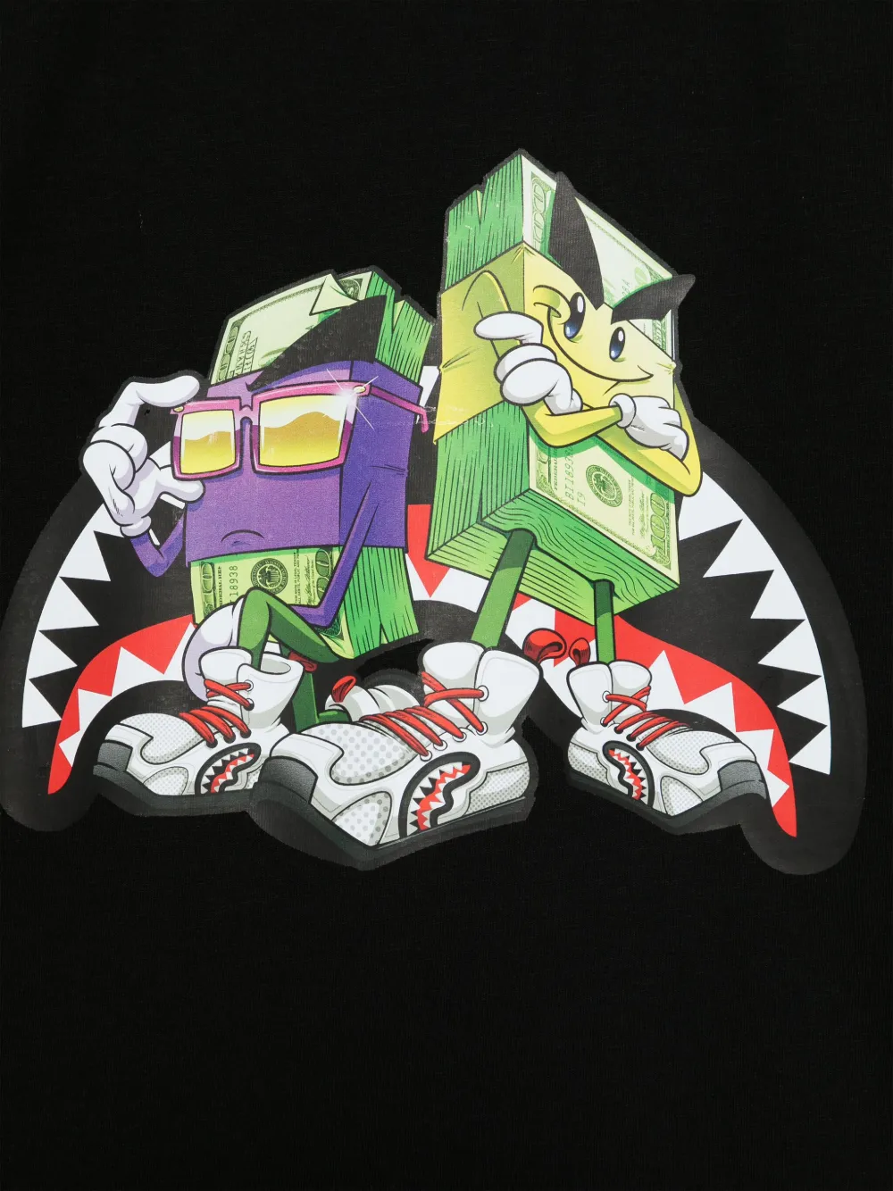 sprayground kid Money Boys T-shirt Zwart