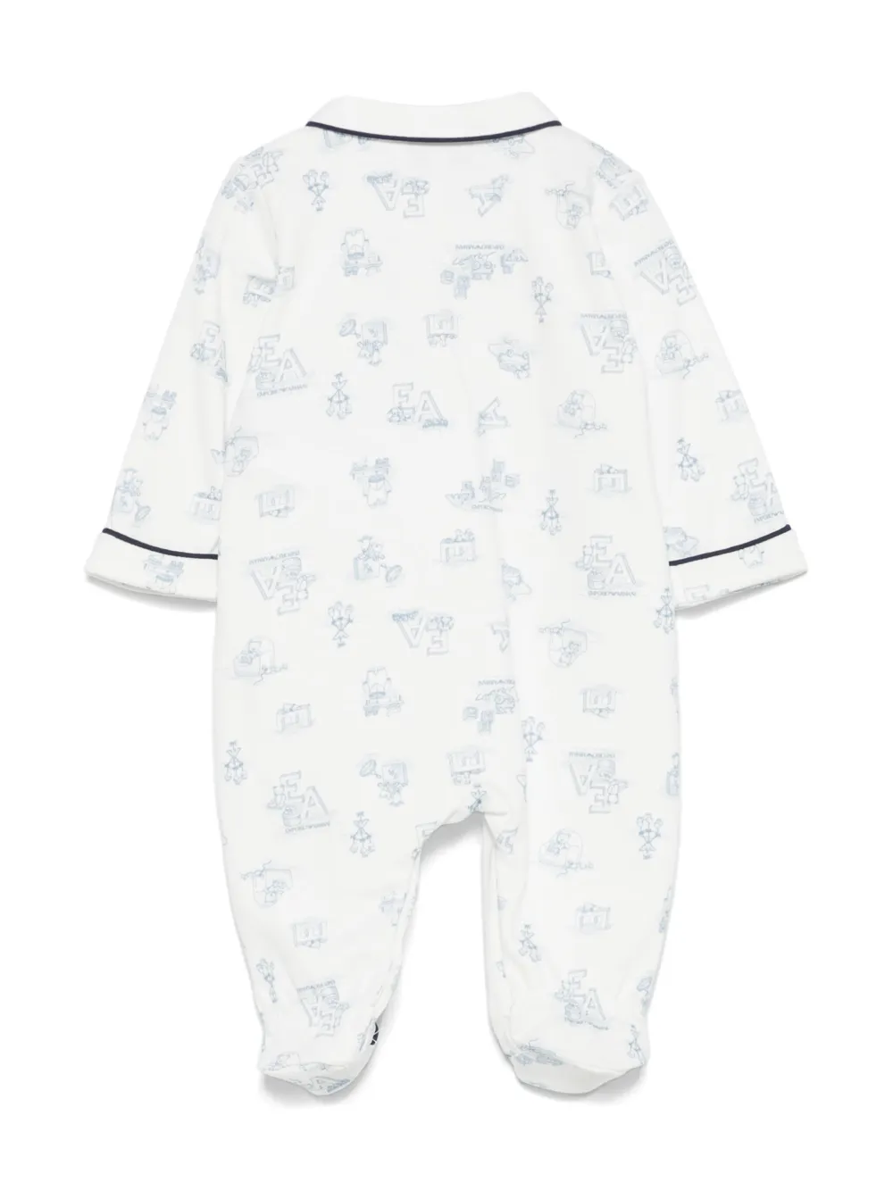 Emporio Armani Kids logo-print pajamas | Pajamas | Image 2