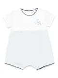 Emporio Armani Kids logo-patch shorties - Blue