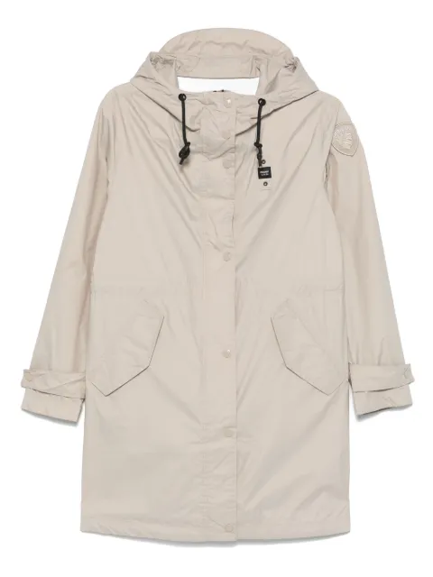 Blauer logo-patch raincoat 
