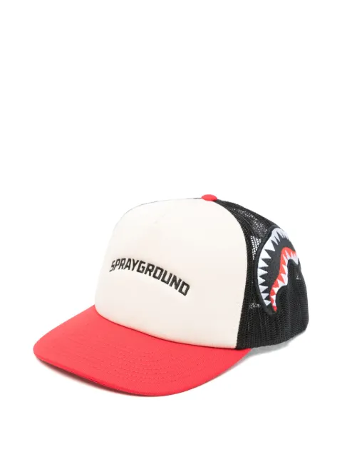 sprayground kid logo-embroidered cap