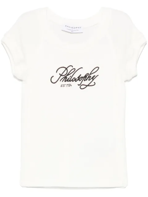 Philosophy Di Lorenzo Serafini Kids logo-print T-shirt 