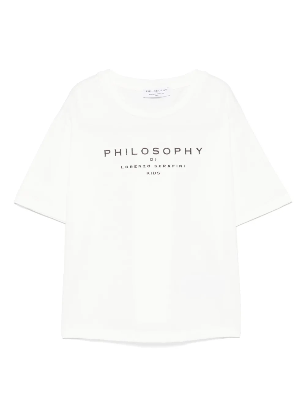 Philosophy Di Lorenzo Serafini Kids T-shirt met logoprint Wit