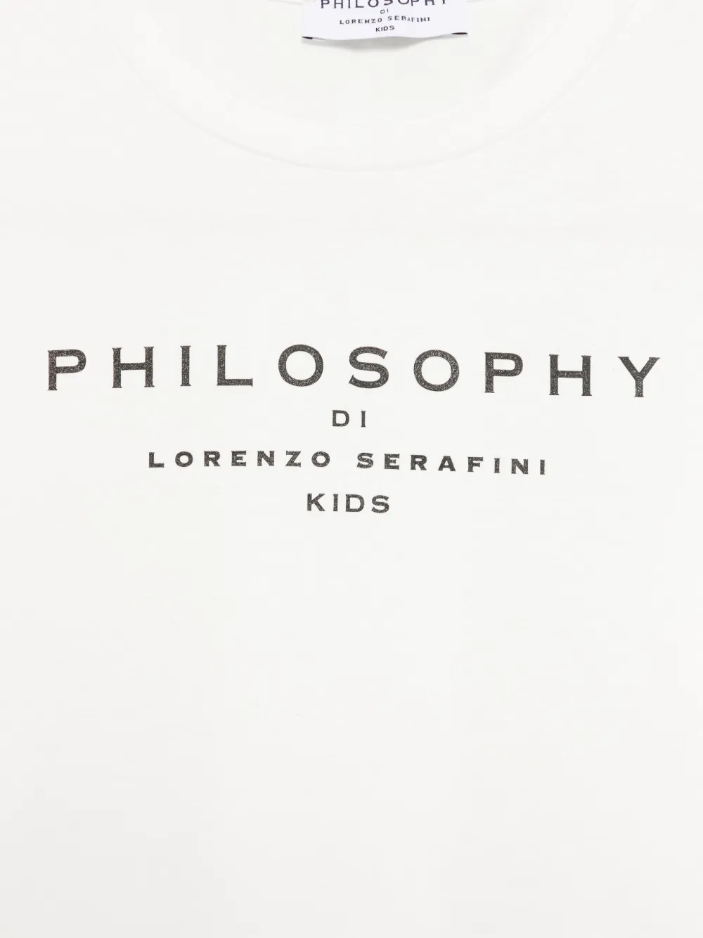 Philosophy Di Lorenzo Serafini Kids T-shirt met logoprint Wit