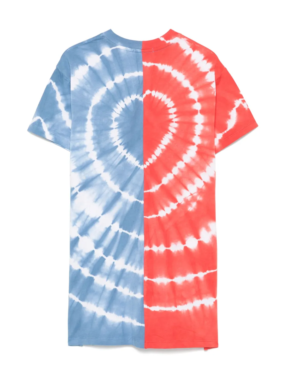 Stella McCartney Kids Jurk met tie-dye Blauw