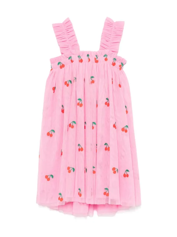 sachin and babi light blue dress Sweet Cherry Embroidered Pinstripe Tank Dress  Mia Belle Girls