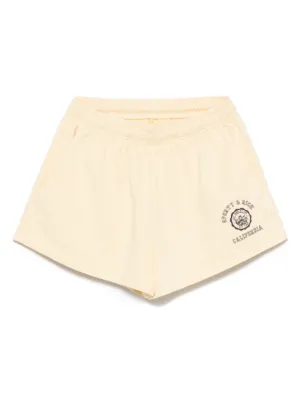 Sporty & Rich ストライプ ショートパンツ | パープル | FARFETCH JP