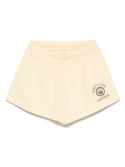 Sporty & Rich logo-print shorts