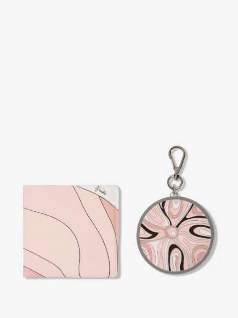 PUCCI Marmo keychain mirror