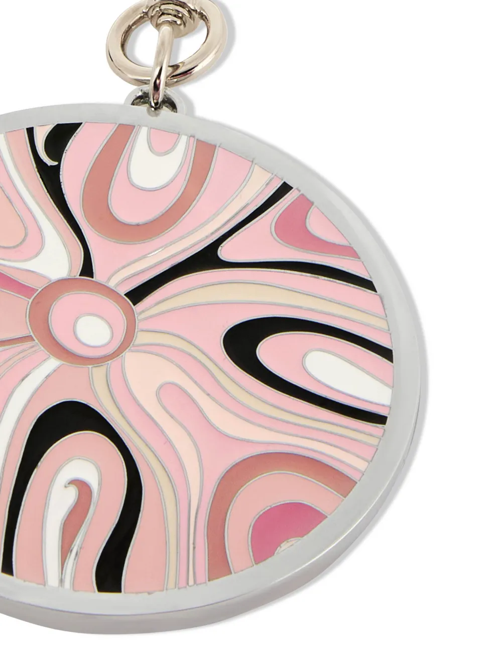 PUCCI Spiegel-bedel met Marmo-print Roze
