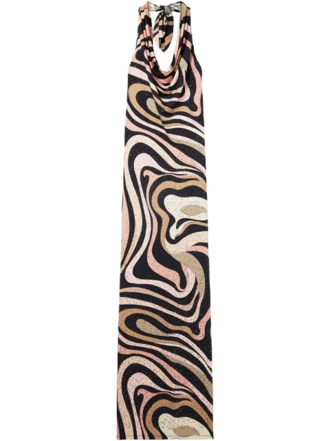 PUCCI vestido con estampado Marmo