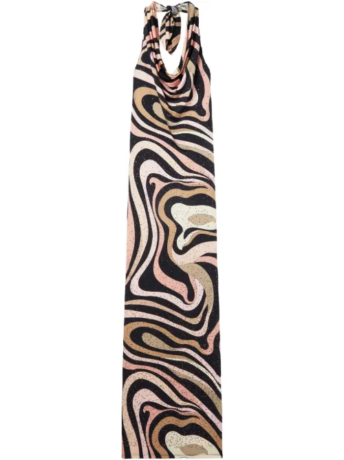 PUCCI robe à imprimé Marmo - Noir - PUCCI - Modalova