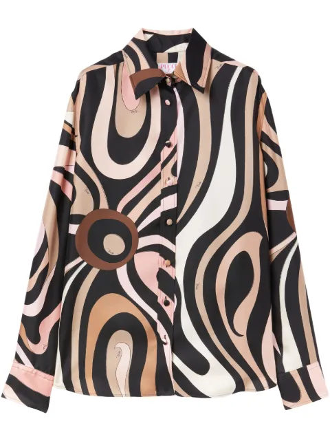 PUCCI Marmo silk shirt