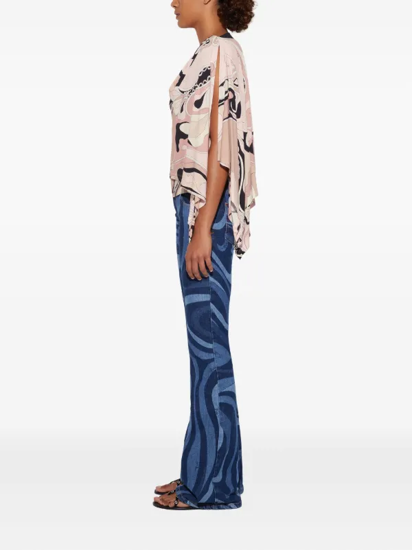 トップス pucci PUCCI Blusa Orchidee | Neutro | FARFETCH BR