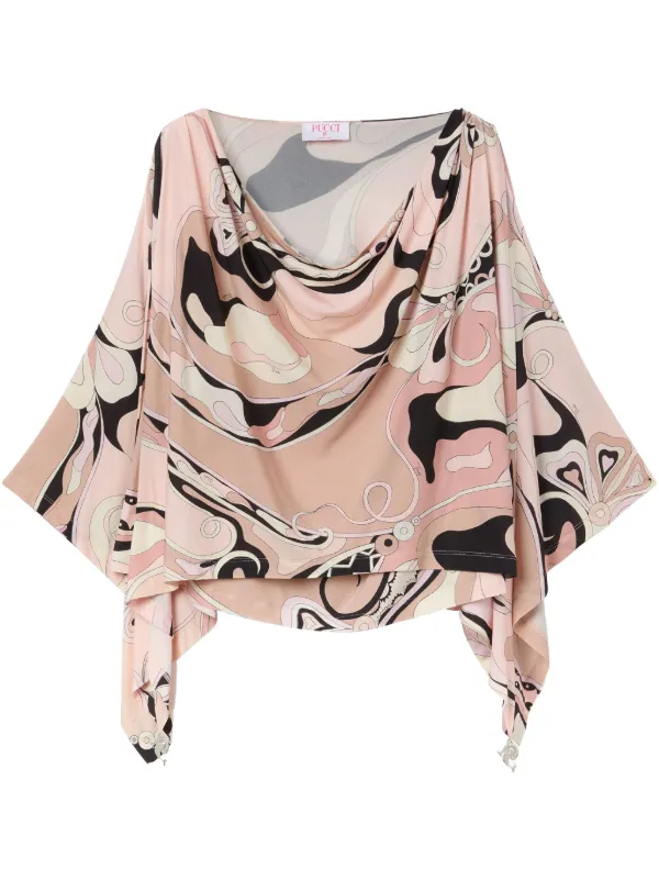 トップス pucci PUCCI Blusa Orchidee | Neutro | FARFETCH BR