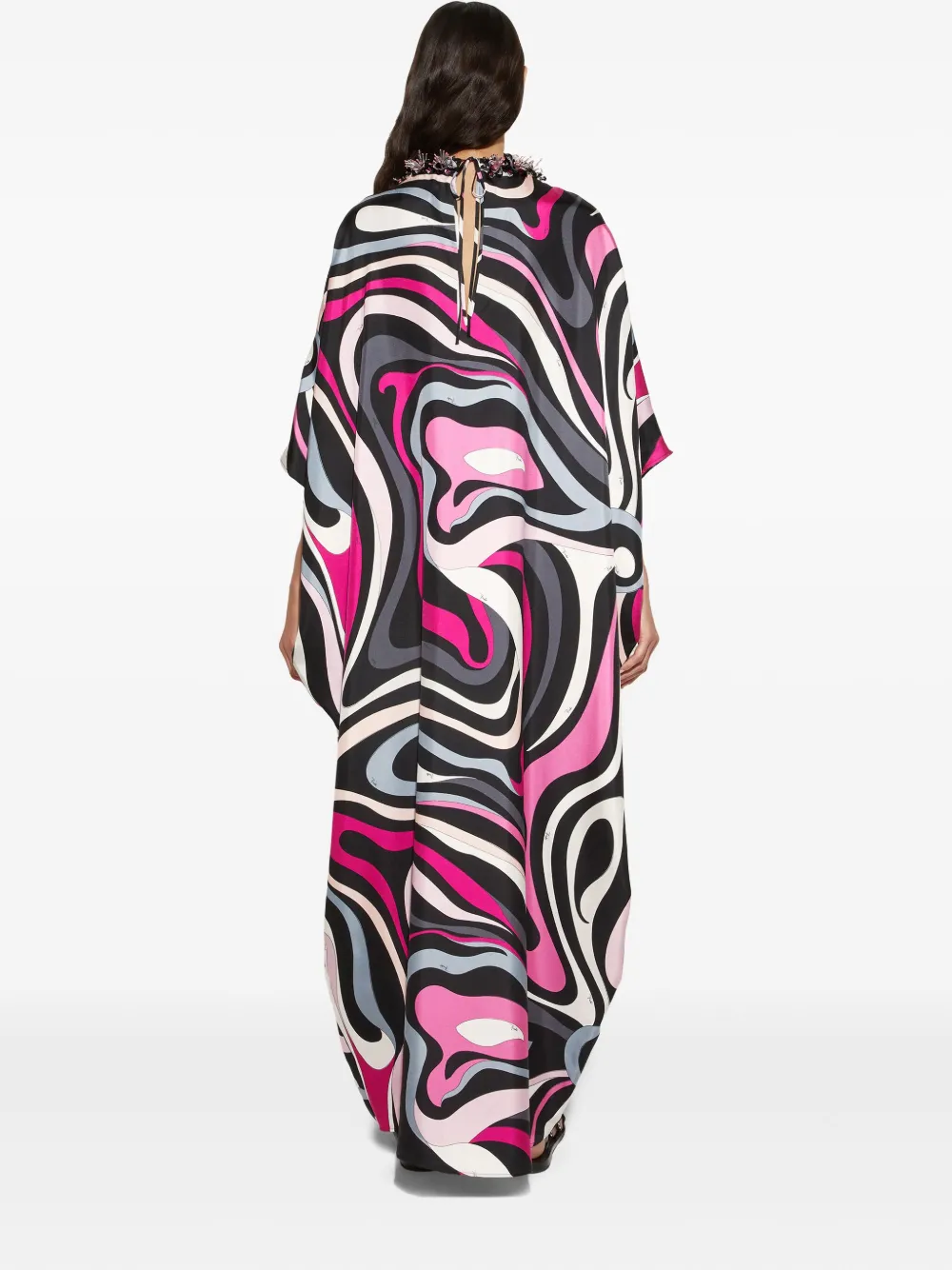 PUCCI Jurk met Marmo-print Zwart