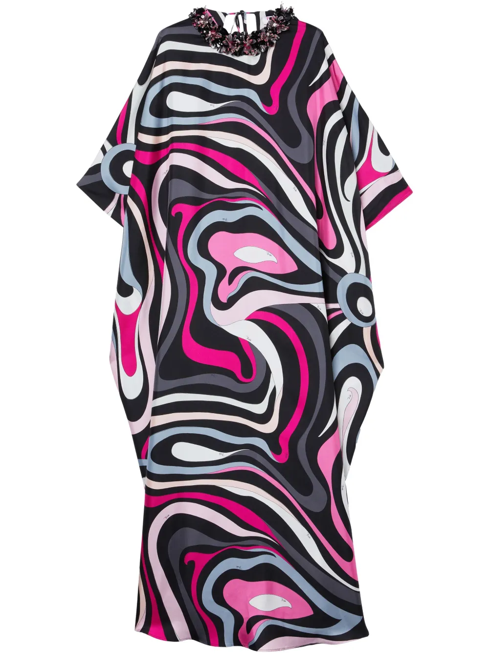 PUCCI Jurk met Marmo-print Zwart