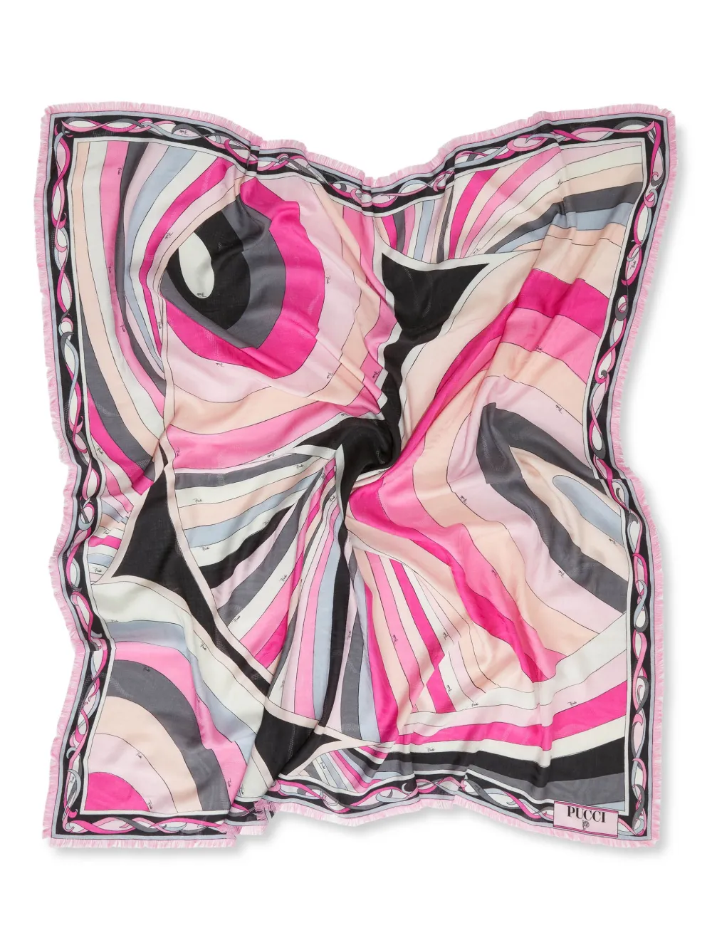 Iride-print scarf