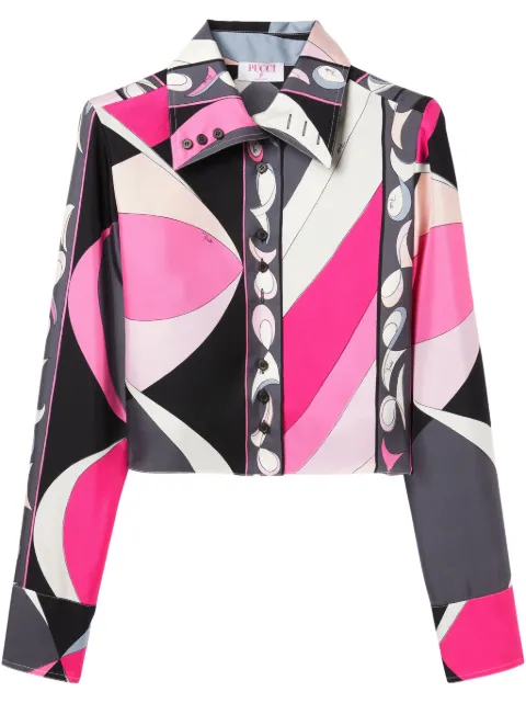 PUCCI Presci cropped shirt