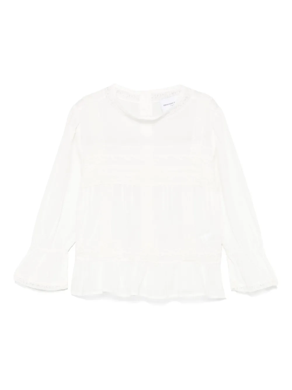 Ermanno Scervino Junior embroidery blouse | White | Image 1